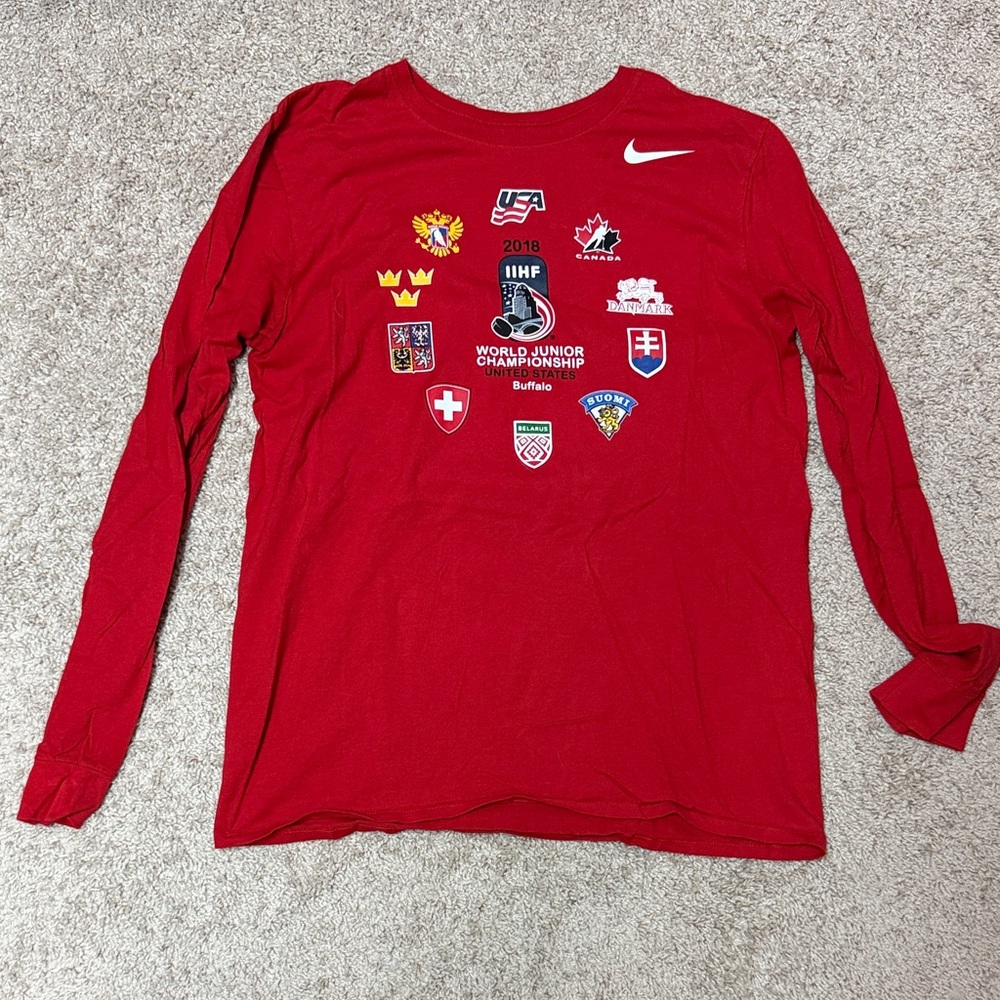 Nike Men’s 2018 IIHF Champions Long Sleeve Shirt
